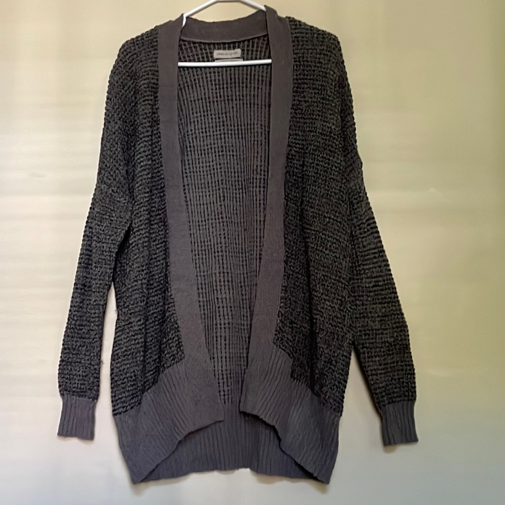 Urban Outfitter Long Gray Knit Cardigan